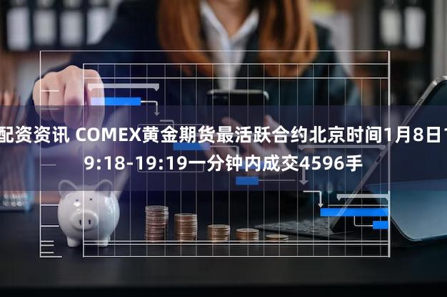 配资资讯 COMEX黄金期货最活跃合约北京时间1月8日19:18-19:19一分钟内成交4596手