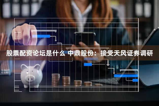 股票配资论坛是什么 中鼎股份：接受天风证券调研