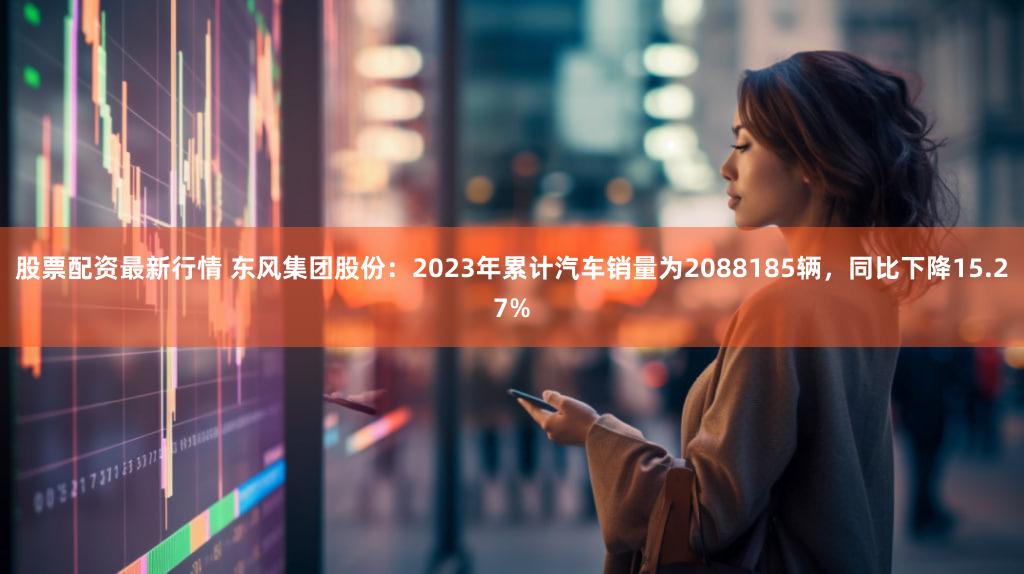 股票配资最新行情 东风集团股份：2023年累计汽车销量为2088185辆，同比下降15.27%