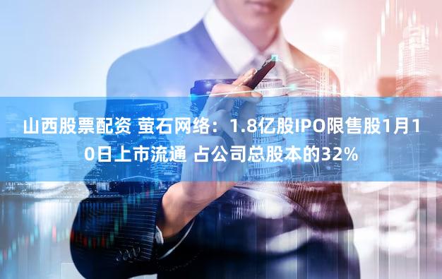 山西股票配资 萤石网络：1.8亿股IPO限售股1月10日上市流通 占公司总股本的32%