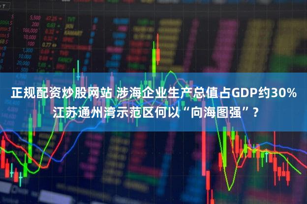 正规配资炒股网站 涉海企业生产总值占GDP约30% 江苏通州湾示范区何以“向海图强”？