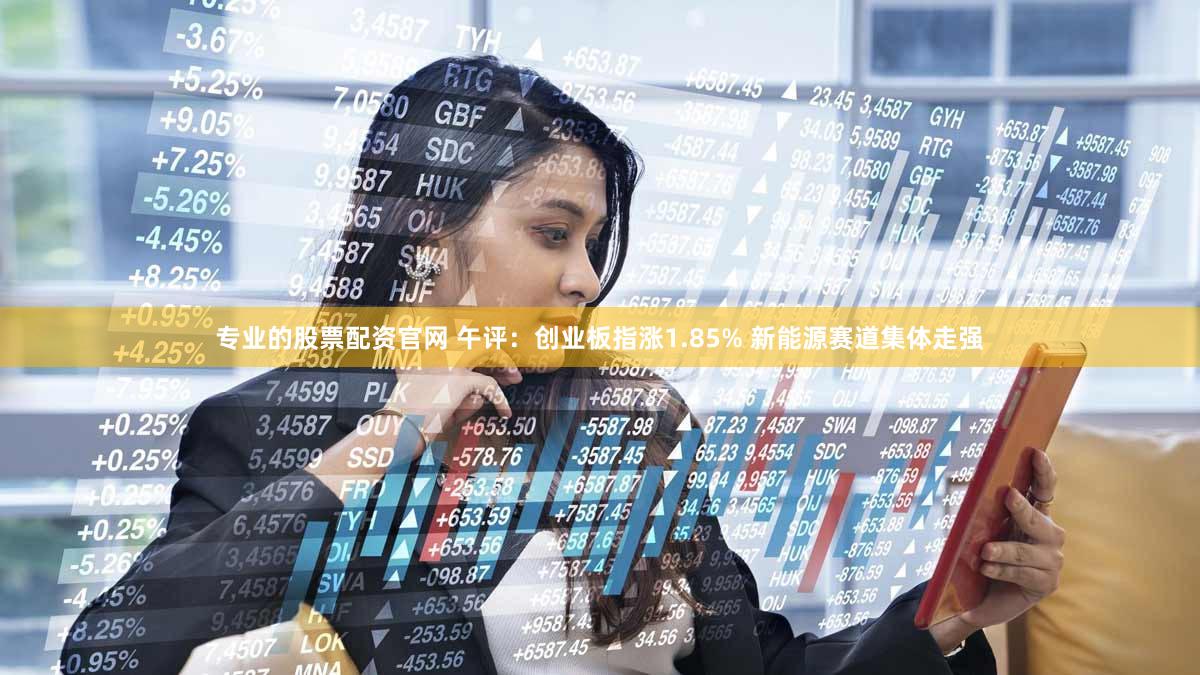 专业的股票配资官网 午评：创业板指涨1.85% 新能源赛道集体走强