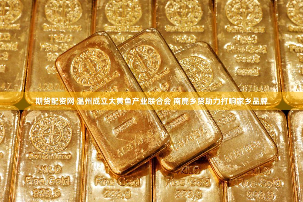 期货配资网 温州成立大黄鱼产业联合会 南麂乡贤助力打响家乡品牌