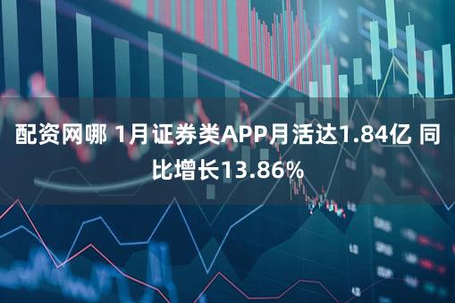 配资网哪 1月证券类APP月活达1.84亿 同比增长13.86%