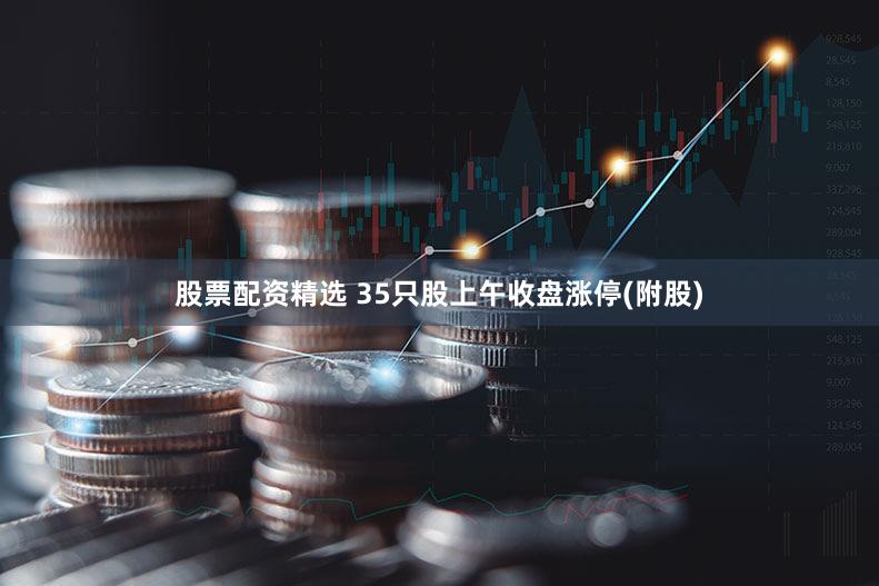 股票配资精选 35只股上午收盘涨停(附股)